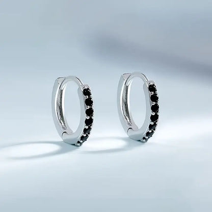Mayfair Emerald Hoop Earrings