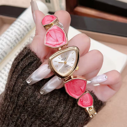 Turquoise Stone Gold Bracelet Watch