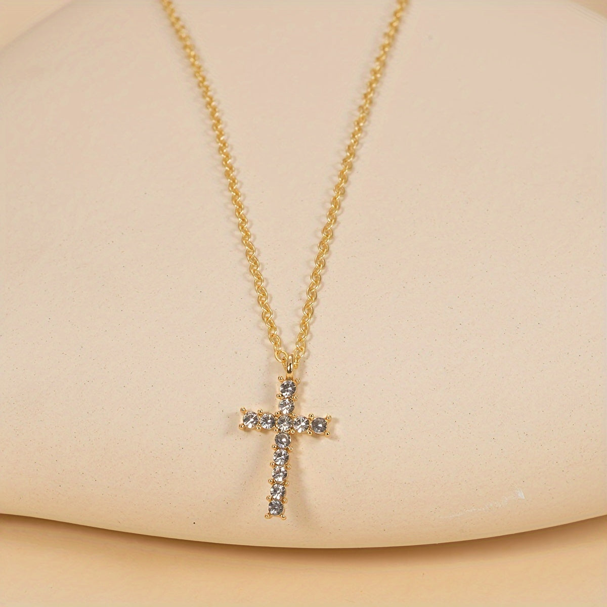 Delicate Cross Pendant Necklace
