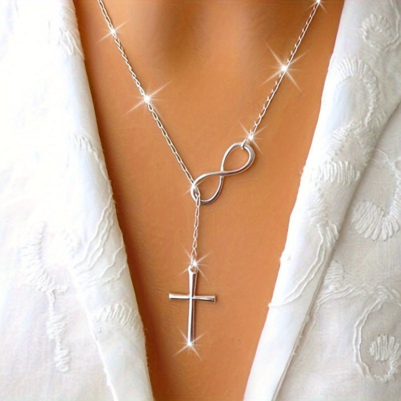 Delicate Short Cross Necklace