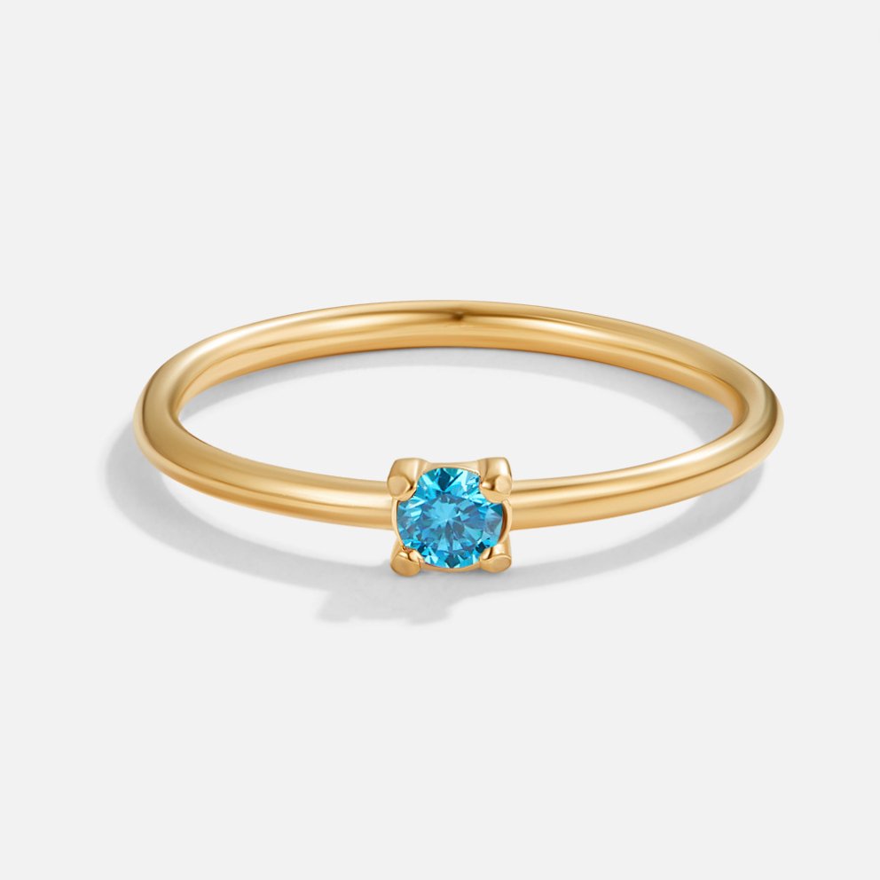 December - Blue Zircon / 8