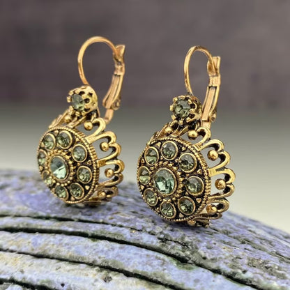 Elegant Zirconia Bloom Earrings