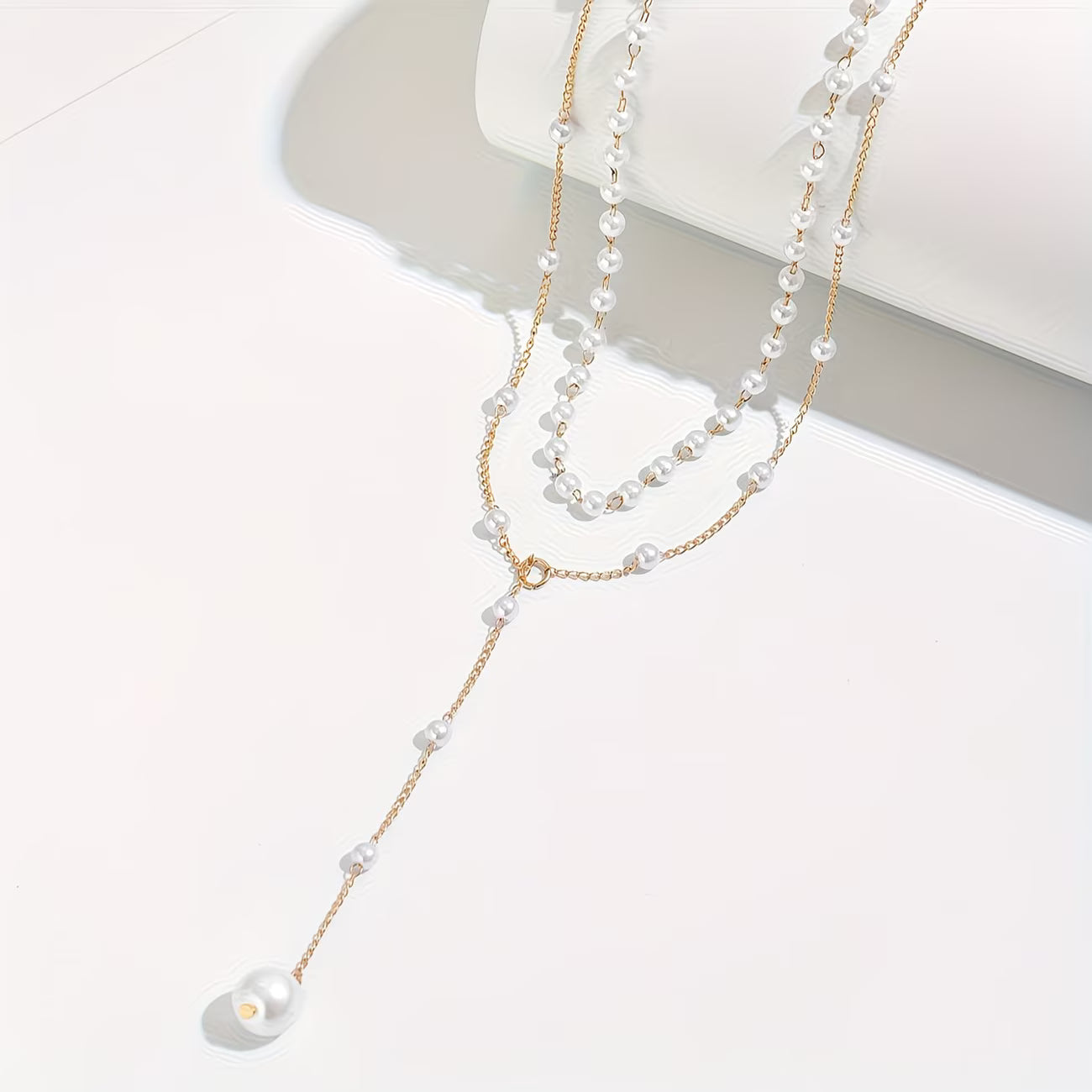 The Layered Pearl Strand Necklace