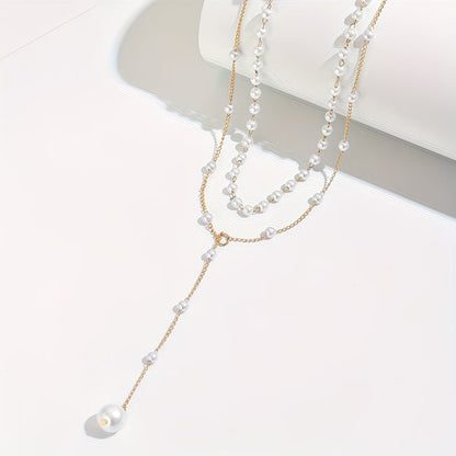 The Layered Pearl Strand Necklace