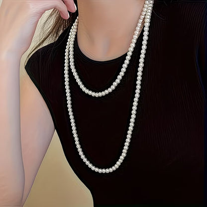 Vintage Double Pearl Necklace