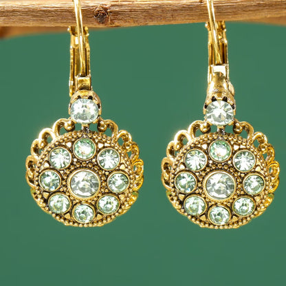 Elegant Zirconia Bloom Earrings