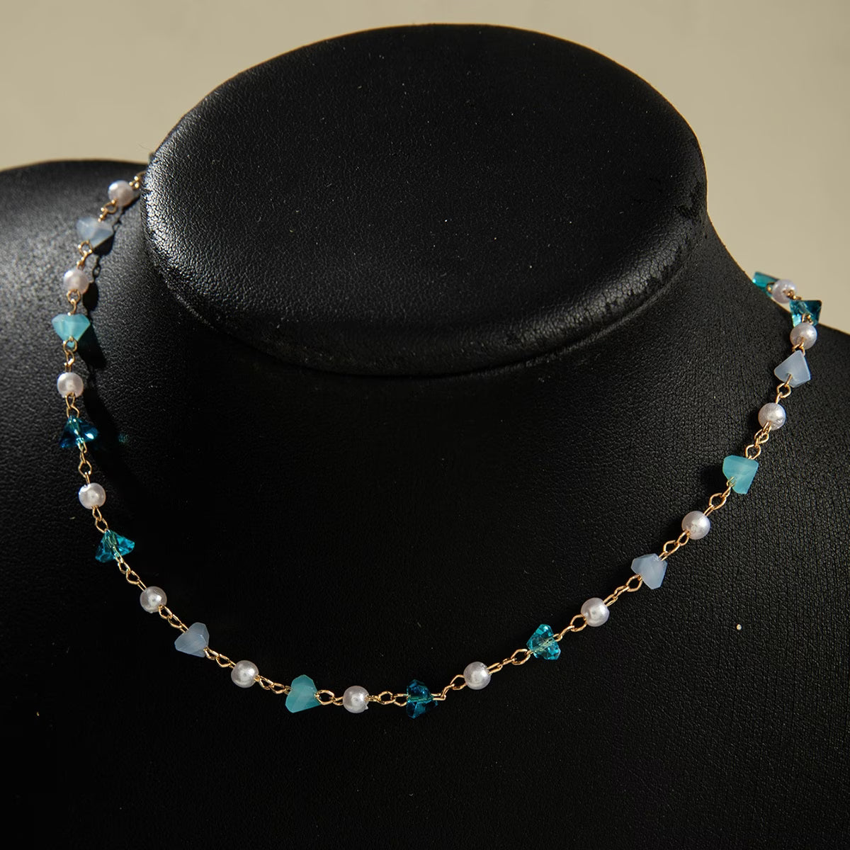 Subtle Pearl and Turquoise Bead Bracelet