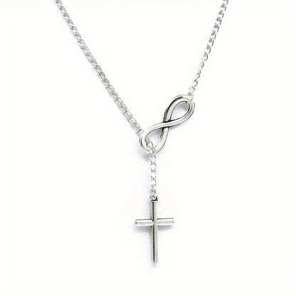 Delicate Short Cross Necklace
