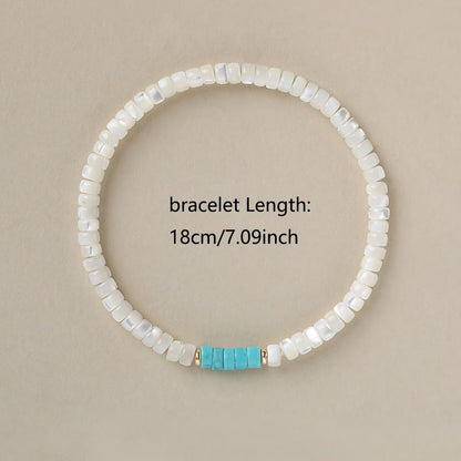 Elegant Pearl Turquoise Bracelet