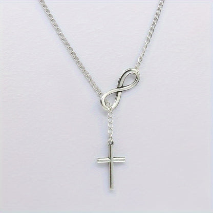 Delicate Short Cross Necklace