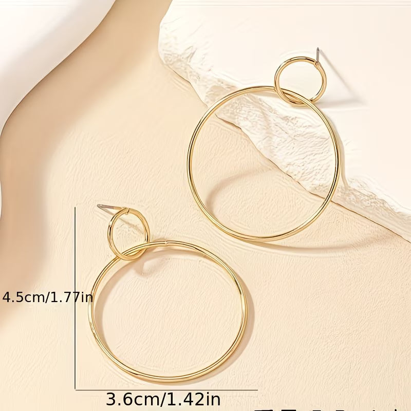 minimalistic Circle Earrings
