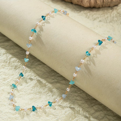 Subtle Pearl and Turquoise Bead Bracelet