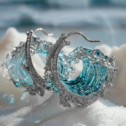 Sophisticated Wave Earrings