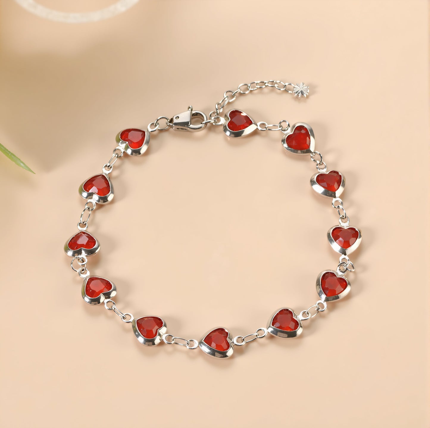 **Sophisticated Gemstone Cluster Gold Bracelet**