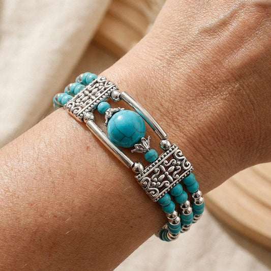 Vintage Turquoise Stone Bracelet